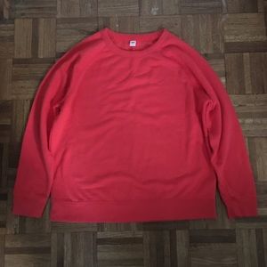 NWT orange red sweater